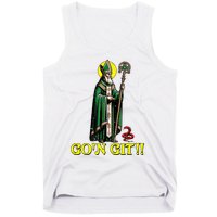 GOn Git Funny St Patricks Day Shamrock St Patty Party Iris Tank Top