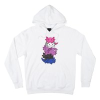 Genderfluid Gender fluid Pride LGBTQ Axolotl Animal Hoodie