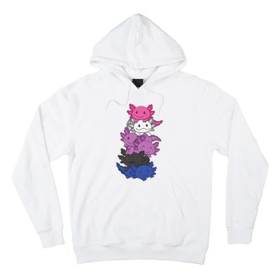 Genderfluid Gender fluid Pride LGBTQ Axolotl Animal Hoodie