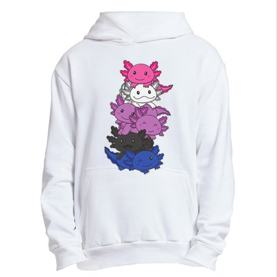 Genderfluid Gender fluid Pride LGBTQ Axolotl Animal Urban Pullover Hoodie