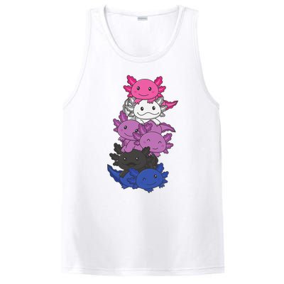 Genderfluid Gender fluid Pride LGBTQ Axolotl Animal PosiCharge Competitor Tank