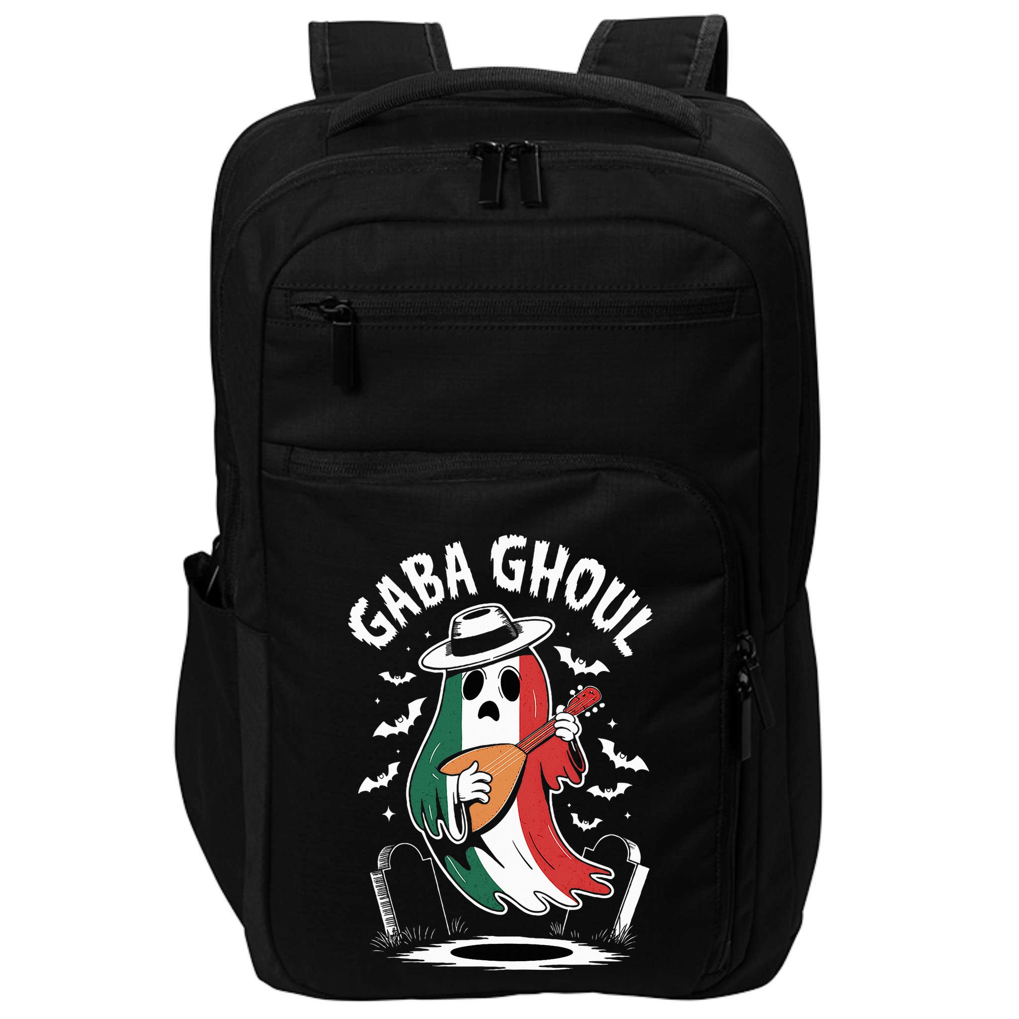 Gaba Ghoul Funny Ghost Italian Gabagool Impact Tech Backpack