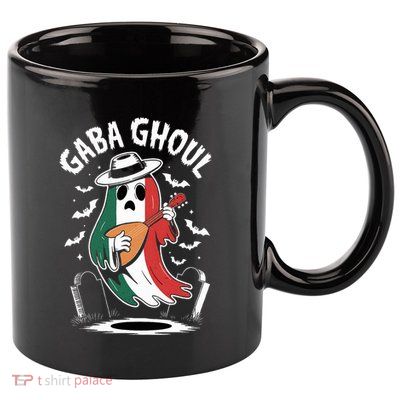 Gaba Ghoul Funny Ghost Italian Gabagool 11oz C Handle Ceramic Mug