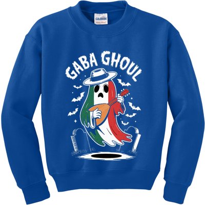 Gaba Ghoul Funny Ghost Italian Gabagool Kids Sweatshirt