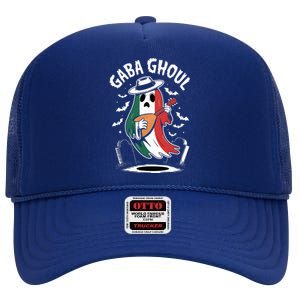 Gaba Ghoul Funny Ghost Italian Gabagool High Crown Mesh Back Trucker Hat