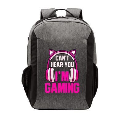Gamer Girl Funny Gaming I Can't Hear You I'm Gaming Vector Backpack