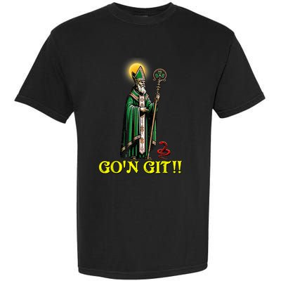 GOn Git Funny St Patricks Day Shamrock Irish Garment-Dyed Heavyweight T-Shirt