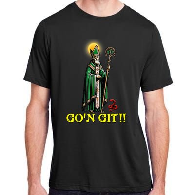 GOn Git Funny St Patricks Day Shamrock Irish Adult ChromaSoft Performance T-Shirt