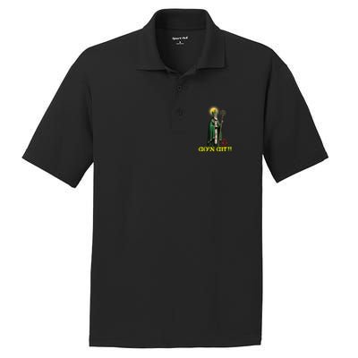 GOn Git Funny St Patricks Day Shamrock Irish PosiCharge RacerMesh Polo