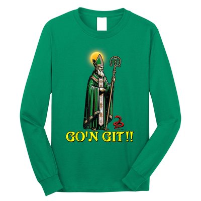 GOn Git Funny St Patricks Day Shamrock Irish Long Sleeve Shirt