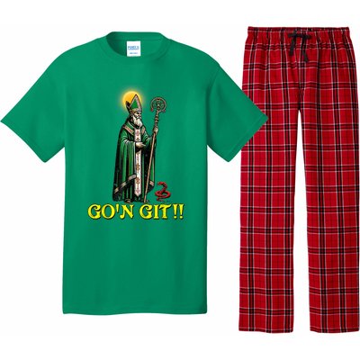 GOn Git Funny St Patricks Day Shamrock Irish Pajama Set