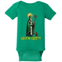 GOn Git Funny St Patricks Day Shamrock Irish Baby Bodysuit