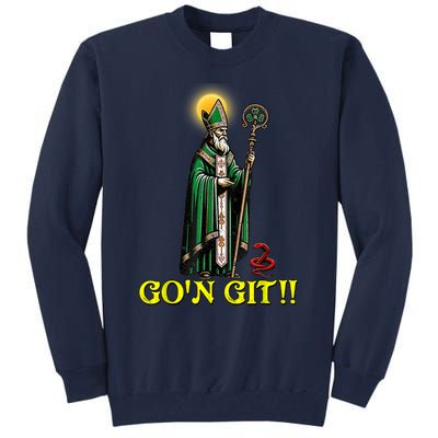 GOn Git Funny St Patricks Day Shamrock Irish Tall Sweatshirt