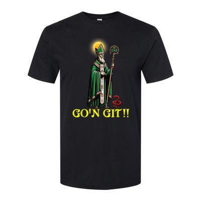 GOn Git Funny St Patricks Day Shamrock Irish Softstyle CVC T-Shirt