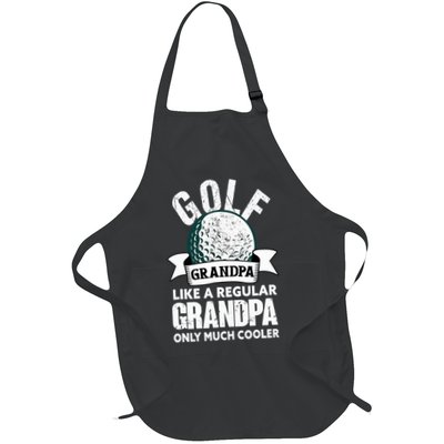 Golf Grandpa Funny Golfing Golfer Grandfather Apron