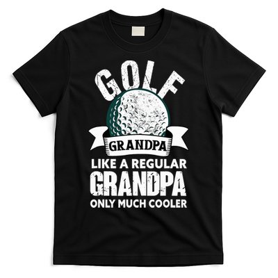 Golf Grandpa Funny Golfing Golfer Grandfather T-Shirt