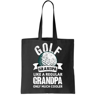 Golf Grandpa Funny Golfing Golfer Grandfather Tote Bag