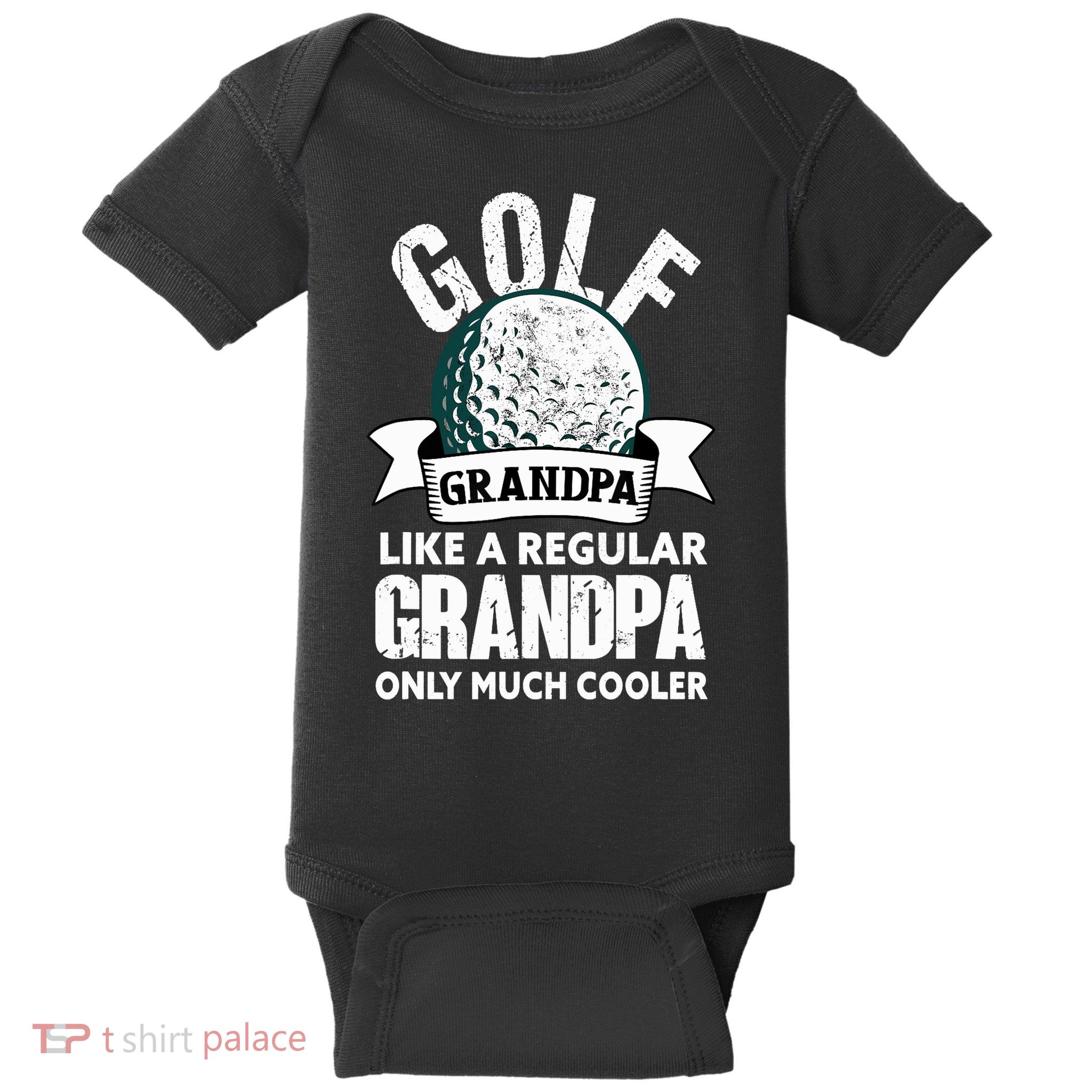 Golf Grandpa Funny Golfing Golfer Grandfather Baby Bodysuit