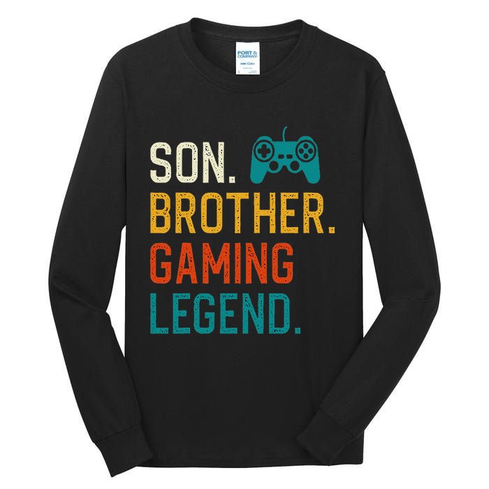 Gaming Gifts For Teenage Boyss 812 Year Old Christmas Gamer Tall Long Sleeve T-Shirt