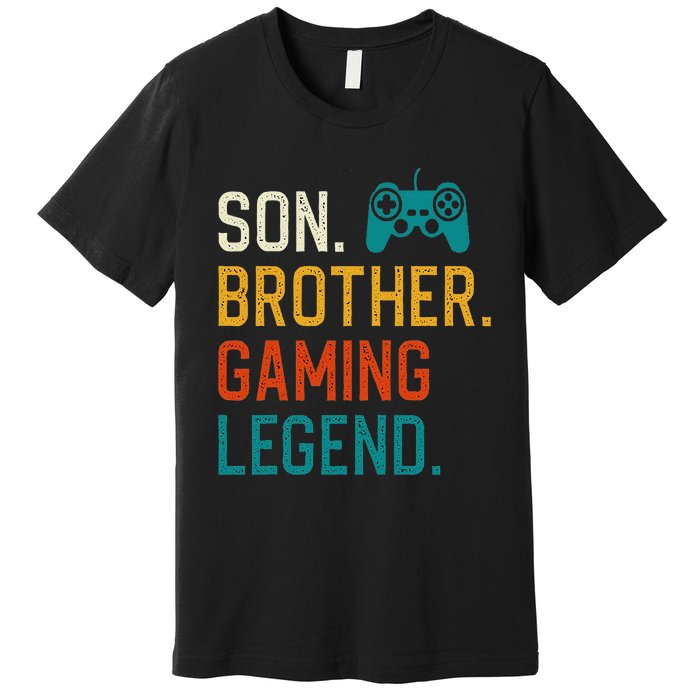 Gaming Gifts For Teenage Boyss 812 Year Old Christmas Gamer Premium T-Shirt