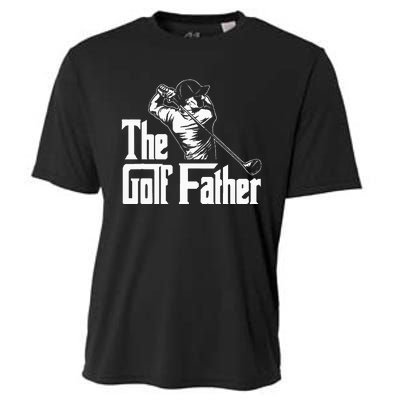 Golf Golfer Father Golfing Player Ball Course Putter Caddy Cooling Performance Crew T-Shirt