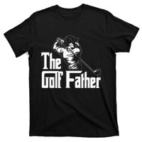 Golf Golfer Father Golfing Player Ball Course Putter Caddy T-Shirt