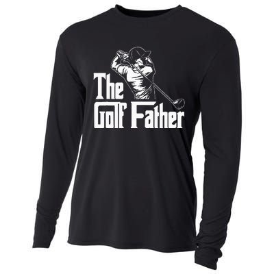 Golf Golfer Father Golfing Player Ball Course Putter Caddy Cooling Performance Long Sleeve Crew