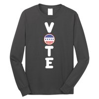 Great Gift For Vote Usa Flag Vote Elections Long Sleeve Shirt