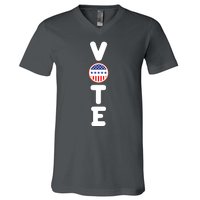 Great Gift For Vote Usa Flag Vote Elections V-Neck T-Shirt