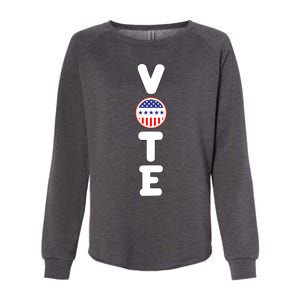 Great Gift For Vote Usa Flag Vote Elections Womens California Wash Sweatshirt