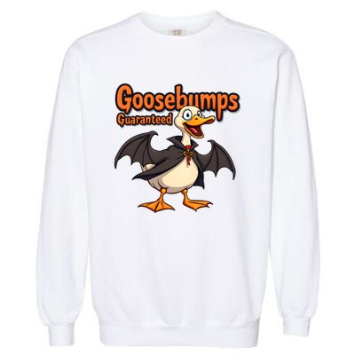 Goosebumps Guaranteed Funny Halloween Garment-Dyed Sweatshirt