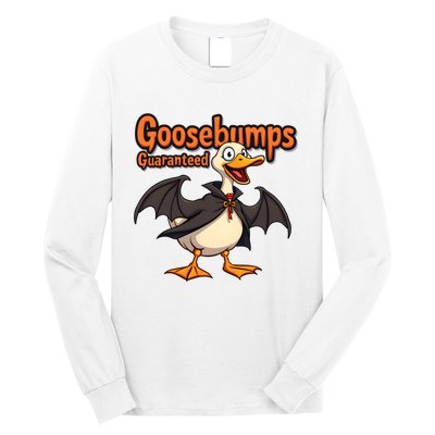 Goosebumps Guaranteed Funny Halloween Long Sleeve Shirt