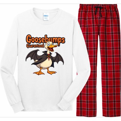 Goosebumps Guaranteed Funny Halloween Long Sleeve Pajama Set