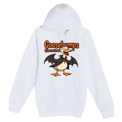 Goosebumps Guaranteed Funny Halloween Premium Pullover Hoodie