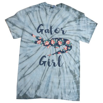 Gator Girl Funny Alligator Gifts For Crocodile Tie-Dye T-Shirt