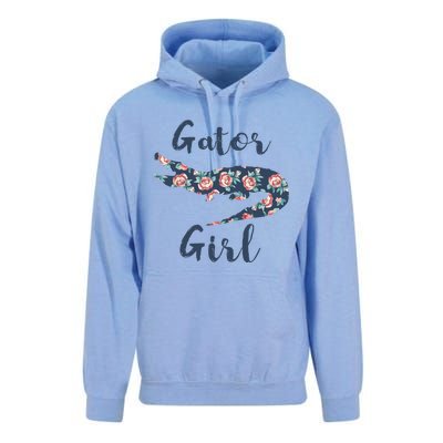 Gator Girl Funny Alligator Gifts For Crocodile Unisex Surf Hoodie