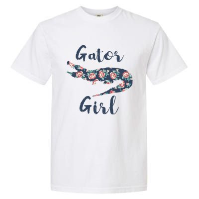 Gator Girl Funny Alligator Gifts For Crocodile Garment-Dyed Heavyweight T-Shirt