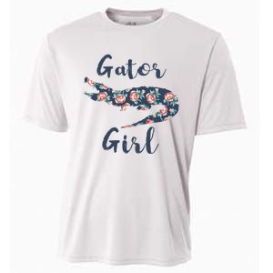 Gator Girl Funny Alligator Gifts For Crocodile Cooling Performance Crew T-Shirt