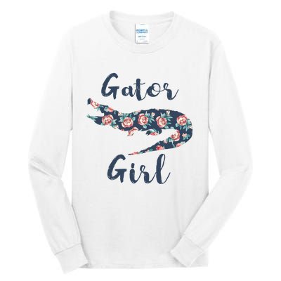 Gator Girl Funny Alligator Gifts For Crocodile Tall Long Sleeve T-Shirt