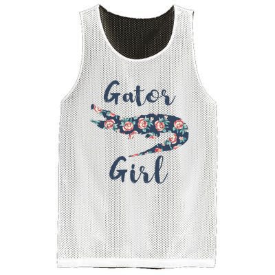 Gator Girl Funny Alligator Gifts For Crocodile Mesh Reversible Basketball Jersey Tank