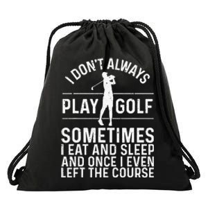 Golf Gifts For Golfer Funny Golfing Lovers Accessories Drawstring Bag