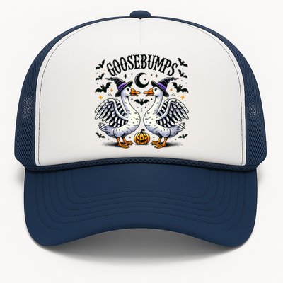 Goosebumps Geese Funny Halloween Witches Hat Trucker Hat