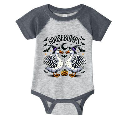 Goosebumps Geese Funny Halloween Witches Hat Infant Baby Jersey Bodysuit