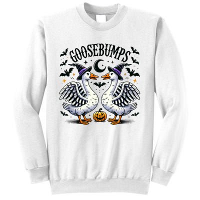 Goosebumps Geese Funny Halloween Witches Hat Sweatshirt