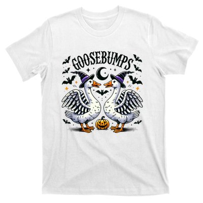 Goosebumps Geese Funny Halloween Witches Hat T-Shirt