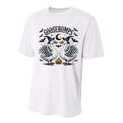 Goosebumps Geese Funny Halloween Witches Hat Performance Sprint T-Shirt