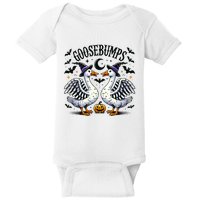 Goosebumps Geese Funny Halloween Witches Hat Baby Bodysuit