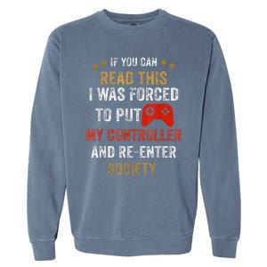 Gaming Gifts For Teenage Boys 8-16 Year Old Christmas Gamer Garment-Dyed Sweatshirt