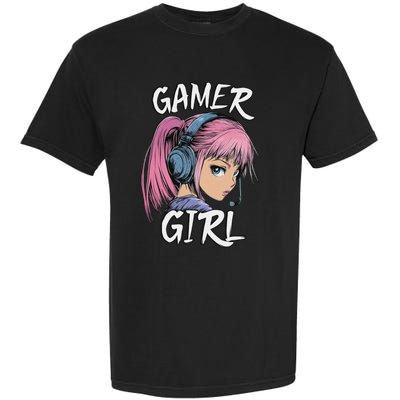 Gamer Girl For Ns Women Video Gaming Graphic Garment-Dyed Heavyweight T-Shirt