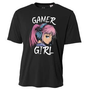 Gamer Girl For Ns Women Video Gaming Graphic Cooling Performance Crew T-Shirt